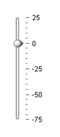 A vertical Slider<br>
with a custom<br>
range